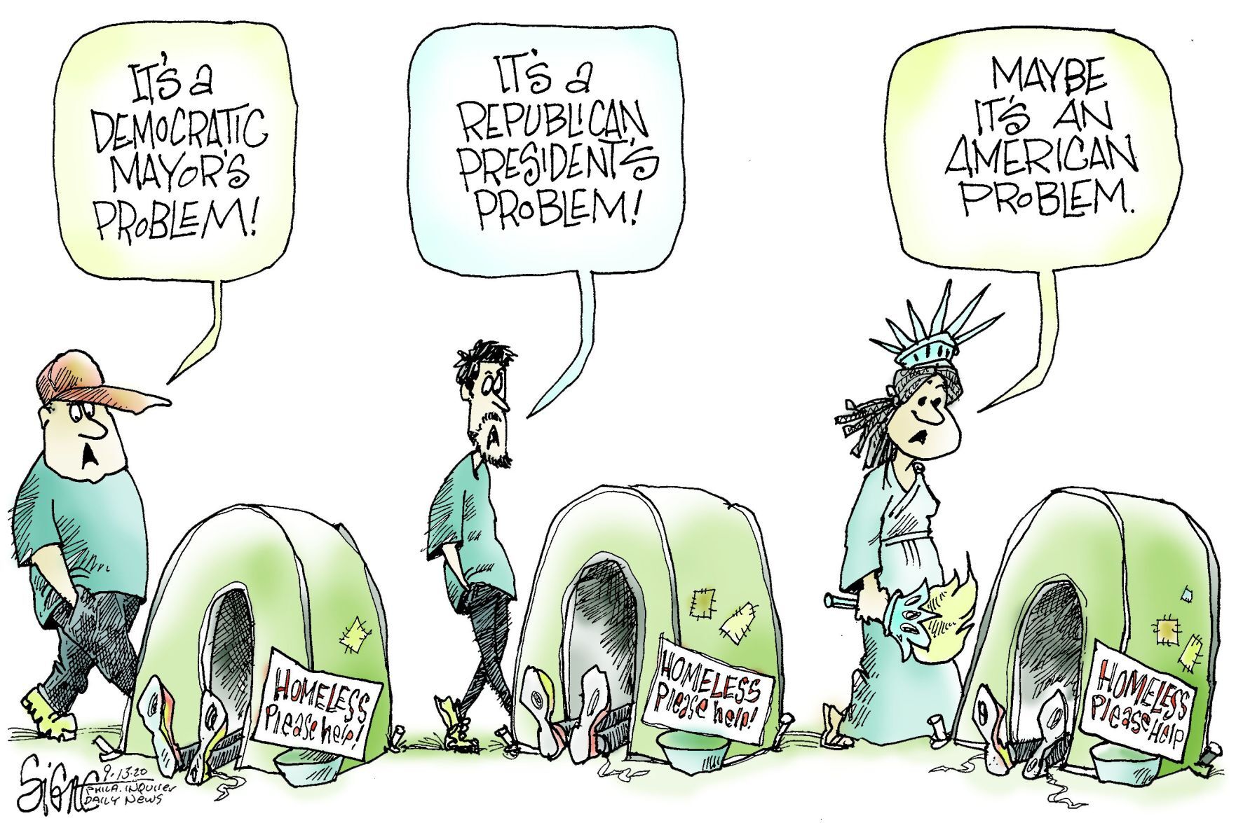 Signe Wilkinson cartoon